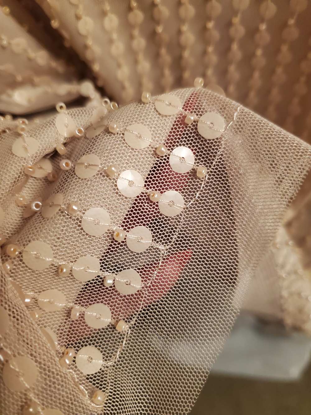 H&M Nude Beaded Spaghetti Strap Cami - Picture 5 of 5
